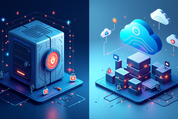 pcloud vs proton drive, a visual comparison of security versus accessibility.